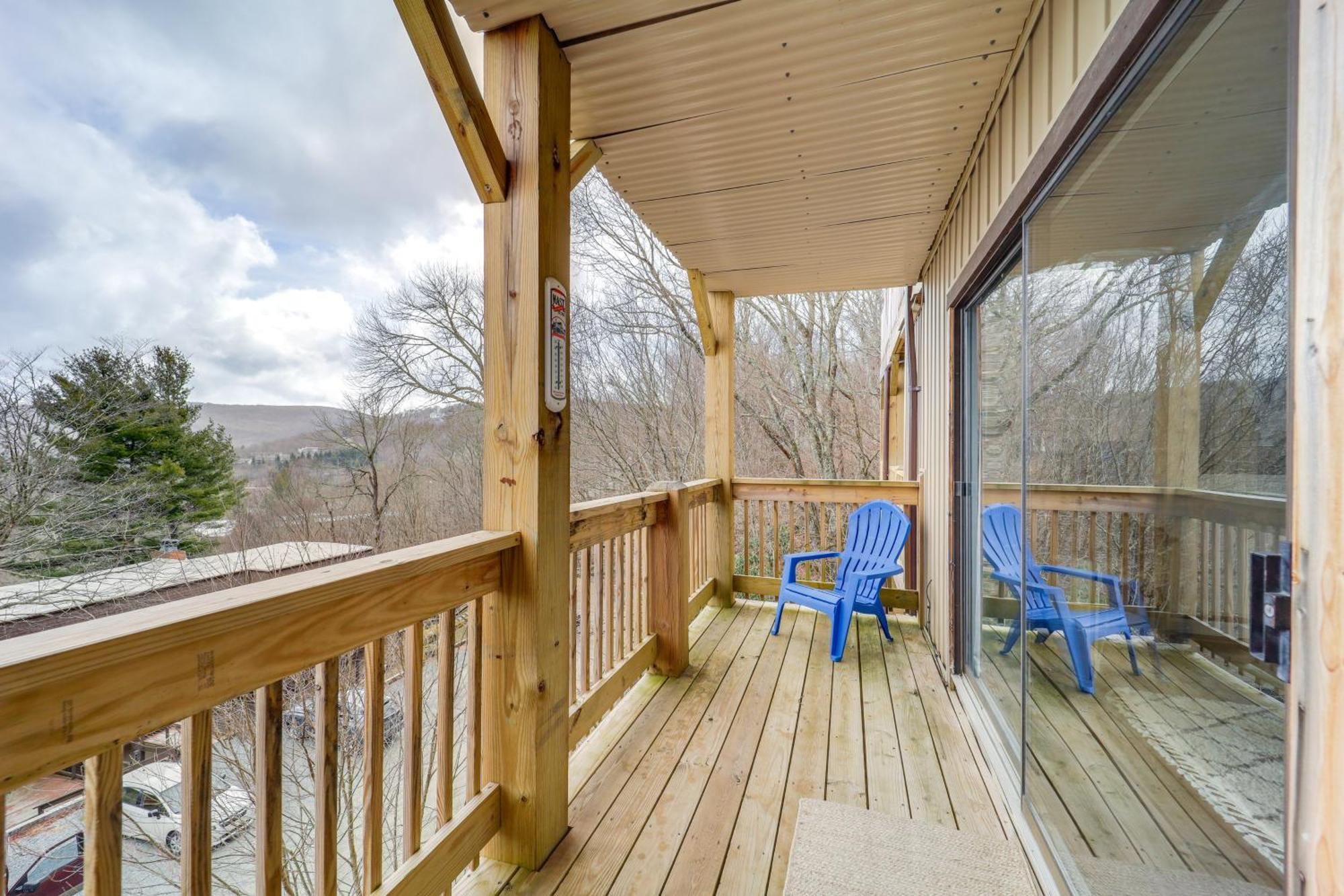 Beech Mountain Studio With Balcony Less Than 1 Mi To Skiing! Exterior foto